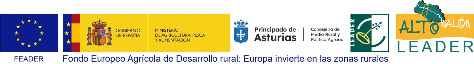 Ecofisio Salud, financiado con ayuda de los fondos europeos LEADER. FEADER, Fondo Europeo Agricola de Desarrollo rural: Europa invierte en las zonas rurales. Gobierno de Espana, Ministerio de Agricultura, Pesca y Alimentacion. Principado de Asturias, Consejeria de Medio Rural y Politica Agraria. Grupo de desarrollo rural Alto Nalon.